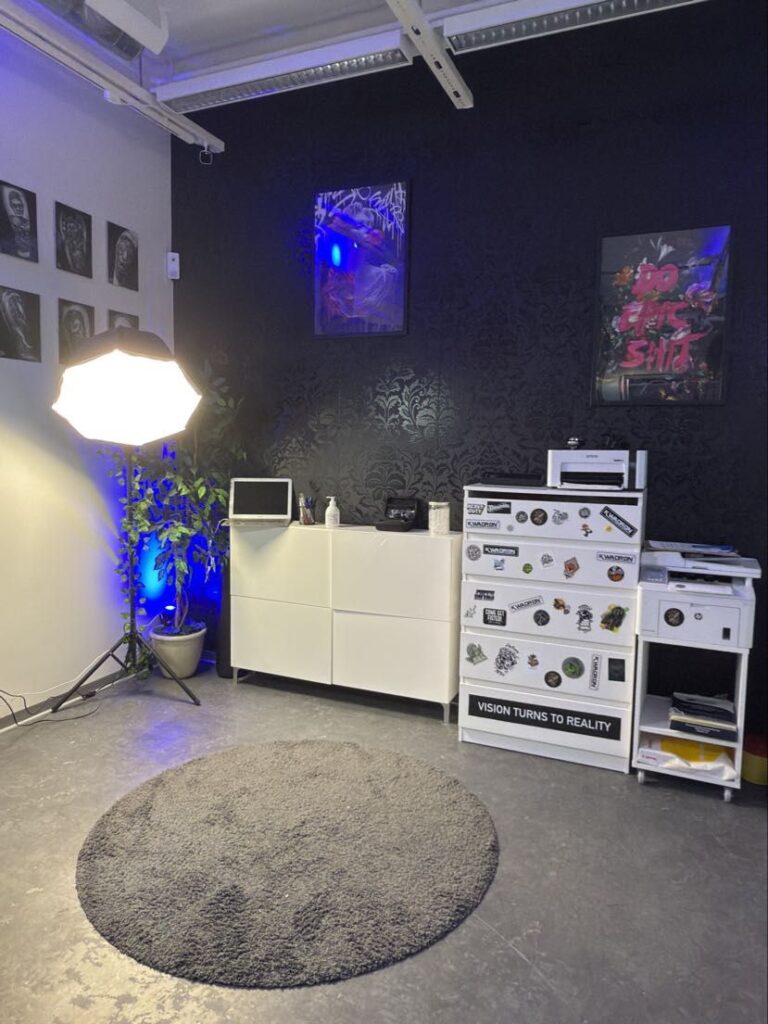 Viihtyisä tatuointistudio Tuusulan keskustassa