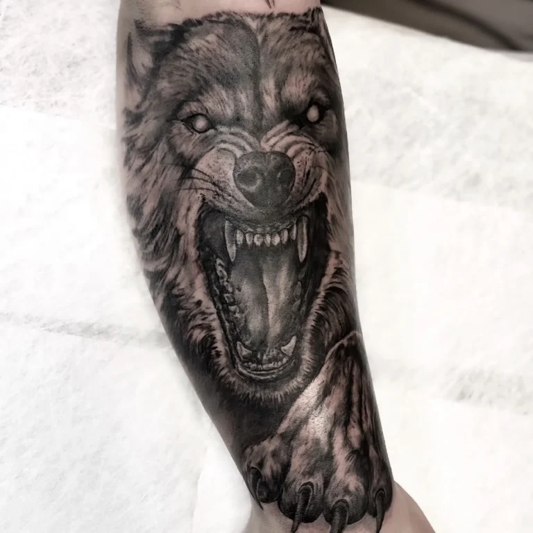Suden kuva tatuointi
